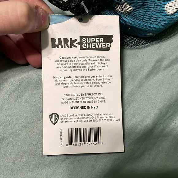 NWT! LE! BarkBox SuperChewer Brawny Bugs Bunny! - Picture 6 of 6